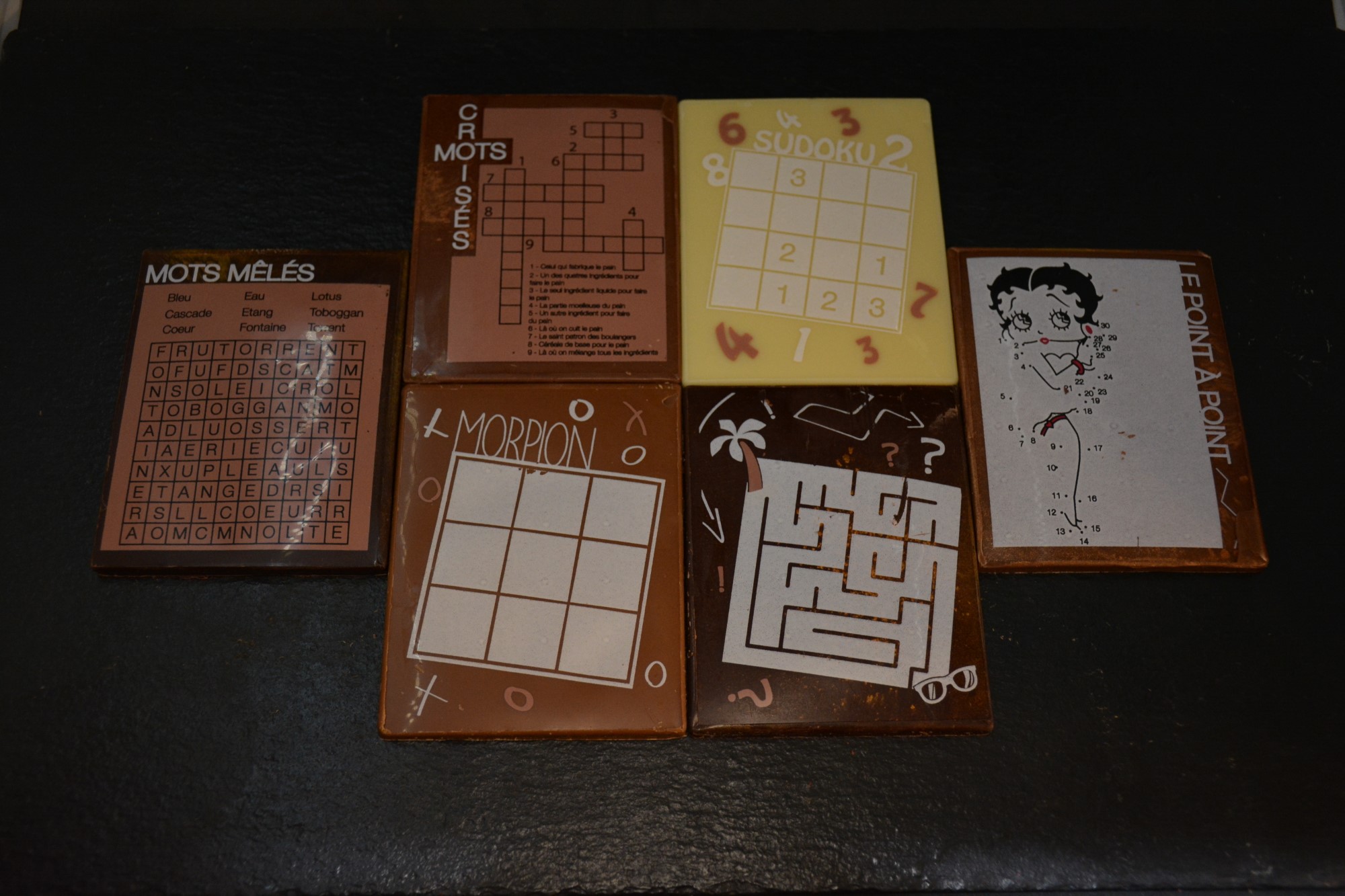 Jeux en chocolat